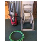 HUSKY POWERWASHER 1800 PSI WITH HOSE REEL
