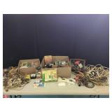 VARIOUS ELECTRICAL SUPPLIES AND HARDWARE LOT