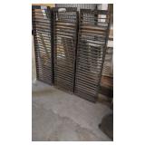 3 ANTIQUE FLOOR GRATES