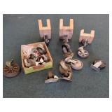ASSORTED SWIVEL AND RIGID CASTERS
