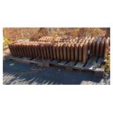 2 CAST IRON RADIATORS NLE LOGO