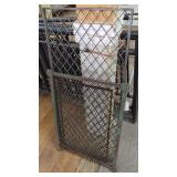 3 METAL GRATE WALL PANELS, MULTI-SIZE