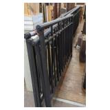 4 PCS BLACK IRON CUSTOM ANGLED RAILING