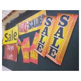 SALE PROMOTIONAL SIGNS AND BANNERS