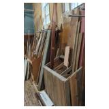 SALVAGED WOOD, PANELS AND DOORS LOT