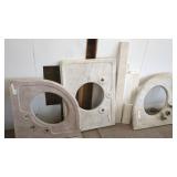 ASSORTED ANTIQUE MARBLE SINK TOPS