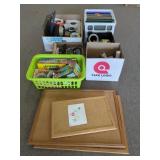 LG QTY OFFICE SUPPLIES & CORK BOARDS