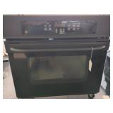 GE ELECTRIC BUILT-IN WALL OVEN BLACK 30X28