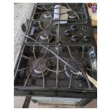 GE GAS COOKTOP 5 BURNER 36W BLACK