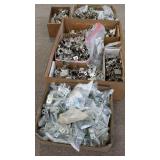 LARGE QUANTITY CABINET HINGES AND MOUNTING PLATES