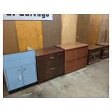 5 ASSORTED OFFICE AND BEDROOM CABINETS
