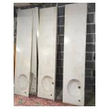 4 SOLID SURFACE COUNTERTOPS WITH INTEGRAL SINKS