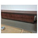 LARGE WOOD CABINET with UNDERNEATH STORAGE