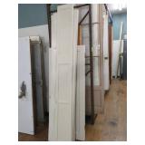 MIXED WHITE WOOD & METAL DOORS