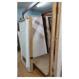 TWO ASSORTED INTERIOR & EXTERIOR DOORS