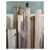 14 ASSORTED WOODEN & FIBERGLASS COLUMNS