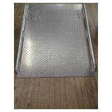 ALUMINUM DIAMOND PLATE RAMP 36X48 INCH