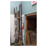 MIXED GARAGE DOOR TRACKS AND HARDWARE SET
