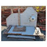 GRANITE VANITY TOP WITH CHROME FAUCET FIXTURES