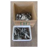 BOXES OF GALVANIZED FENCE HARDWARE FITTINGS