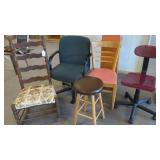 5 ASSORTED CHAIRS