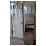 LEHMAN SHOWER DOOR & STAINLESS TOWEL DISPENSER