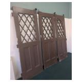 THREE CARRIAGE PANEL DOORS