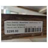 4 WOOD AND GLASS DOORS ASSORTED STYLES