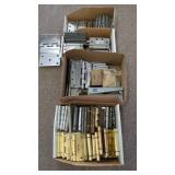 ASSORTED HEAVY DUTY STAINLESS & BRASS DOOR HINGES