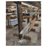 WOODEN RAILINGS, GUTTERS & HOMEMADE RACKS