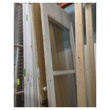 10 MIXED INTERIOR AND FRENCH WOOD DOORS
