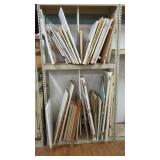 LG QTY ASSORTED WOOD CABINET DOORS