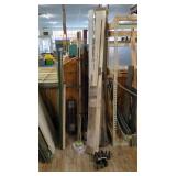 HARDWARE AND METAL GARAGE DOOR PARTS LOT