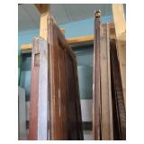 FIVE ASSORTED DOORS