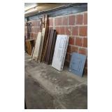COMMERCIAL DISPLAY PARTS AND CABINET DOORS LOT