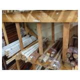 WOOD AND METAL SPINDLES AND POSTS LOT