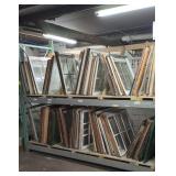 APPROXIMATELY 65 WOOD FRAME SASH WINDOWS
