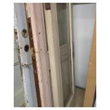 4 MIXED EXTERIOR WOOD DOORS