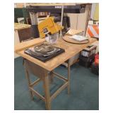 DEWALT 7730 RADIAL ARM SAW WITH EXTRA BLADES