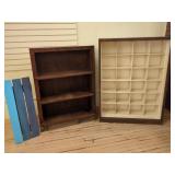 WOODEN BOOKCASE & CUBBY SHELF DISPLAYS