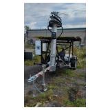 2024 WANCO WCTS-M SOLAR TRAILER W/DAMAGED PANELS