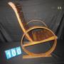 Modernist slatted arm chair / rocker