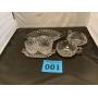 7  Piece American Fostoria. Sugar, Creamer and