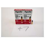 AGUILA 22LR 40GR 2 BOXES(100 RNDS)