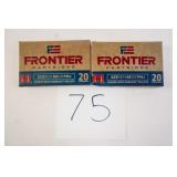 HORNADY 223 REM 55GR FMJ FRONTIER 2 BOXES(40