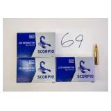 SCORPIO 223 REMINGTON 55GR FMJ 3 BOXES(60 RNDS)
