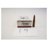 1 BOX OF 308WIN 150GR FMJ