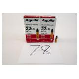 AGUILA 22LR 40GR 2 BOXES(100 RNDS)