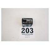 SIG SAUER 9MM 115GR JHP 365 1 BOX(20 RNDS)