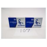 SCORPIO 223 REMINGTON 55GR FMJ 2 BOXES(40 RNDS)